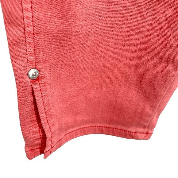 J. Jill Jeans Womens 16 TALL Slim Ankle Salmon Pink Orange - Picture 4 of 8